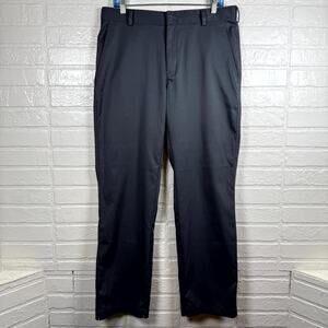 Nike Golf Pants Mens 33x32 Gray Dri-Fit Stretch Straight Leg Chino Performance